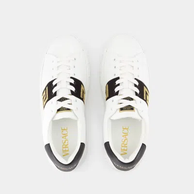 Versace La Greca Sneakers In White