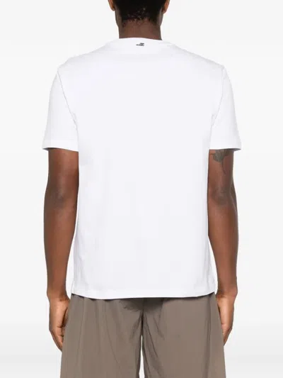 Herno Logo Patch Crewneck T-shirt In White