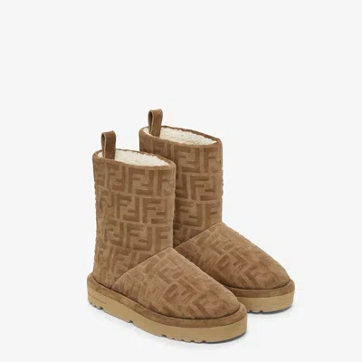 Fendi Apres Chic Boot In Brown