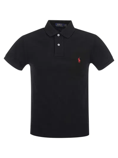 Polo Ralph Lauren Polo En Coton In Black