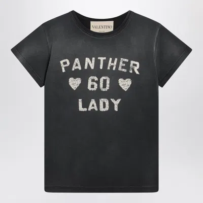 Valentino Womens Nero Betulla Printed Short-sleeves Cotton-jersey T-shirt In Black