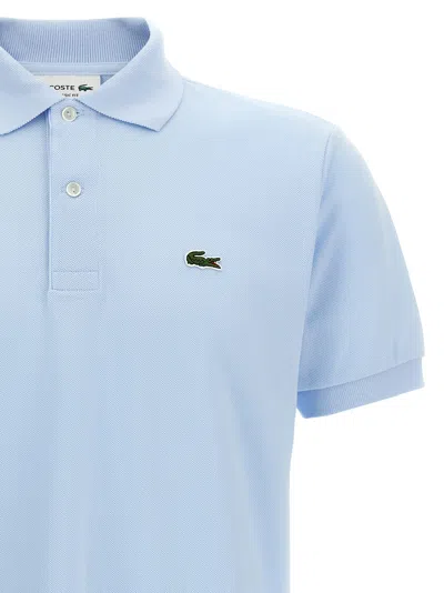 Lacoste Short Sleeved Mens Polo Shirt In Blue