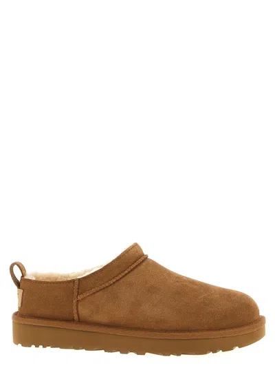Ugg Chestnut Classic Micro Mules In Brown