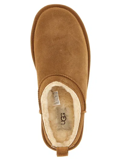 Ugg Chestnut Classic Micro Mules In Brown
