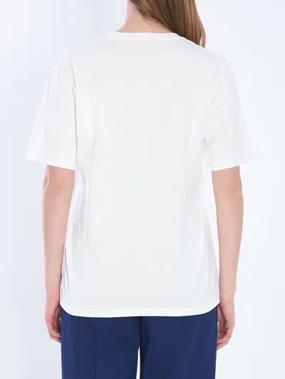 Valentino Garavani White Cotton T Shirt In Neutral