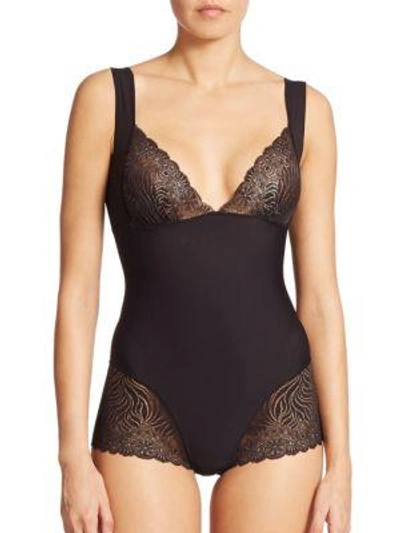 Shop Simone Perele Top Model Body Shaper In Black