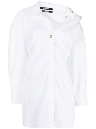 Jacquemus Chic Slim Fit Mini Dress In White