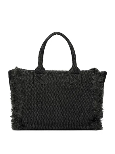 Pinko Black Polypropylene Polyester Polyester Cotton Polyamide Polyurethane Polyester Handbag In Black