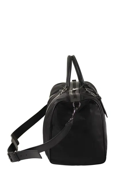 Kiton Duffel Bag With Leather Inserts
