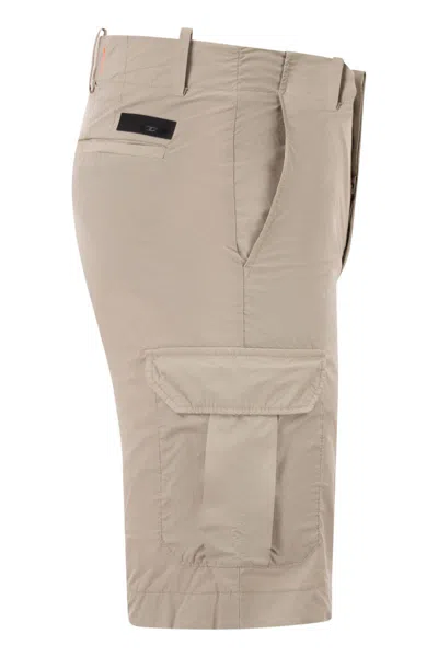 Rrd Stretch Technical Cargo Bermuda Shorts In Brown