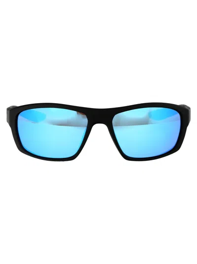Nike Brazen Boost M Rectangle-frame Sunglasses In White