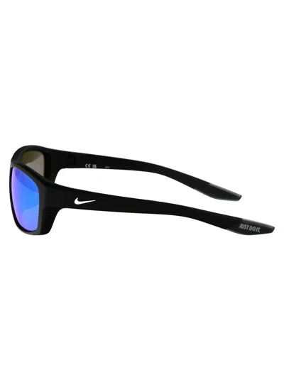 Nike Brazen Boost M Rectangle-frame Sunglasses In White