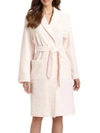 Hanro Plush Wrap Robe In Light Pink