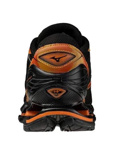 Mizuno Mesh Trainers With Structured Sole In Black