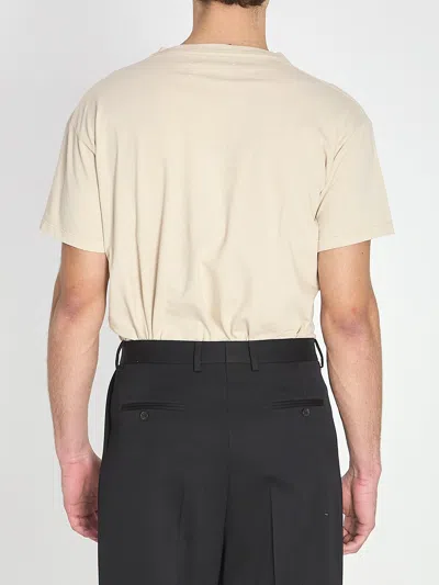 Maison Margiela Number Print Graphic Relaxed Fit T Shirt In Neutral