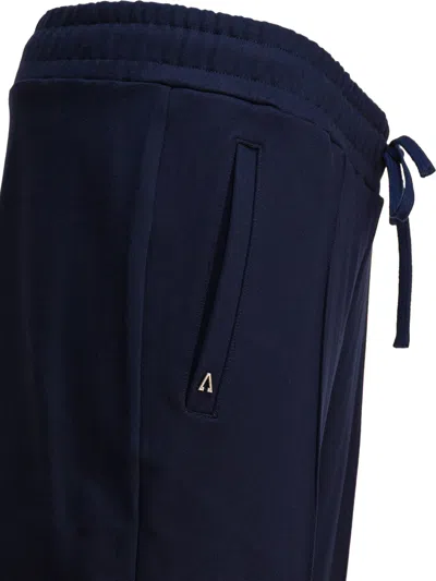 Altum Blue Elastane Trousers In Blue