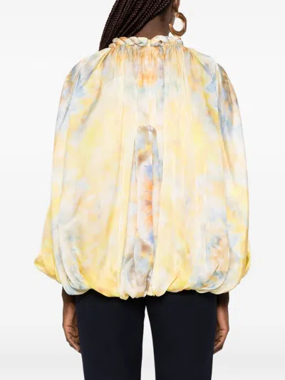 Zimmermann Alchemy Printed Blouse In Multi