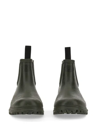 Superga Rubber Boot In Green