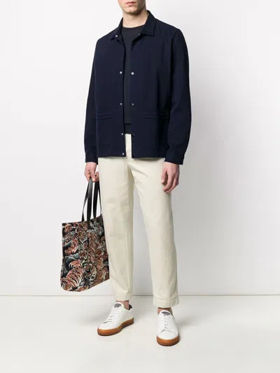 John Smedley Hatfield Pullover In Blue