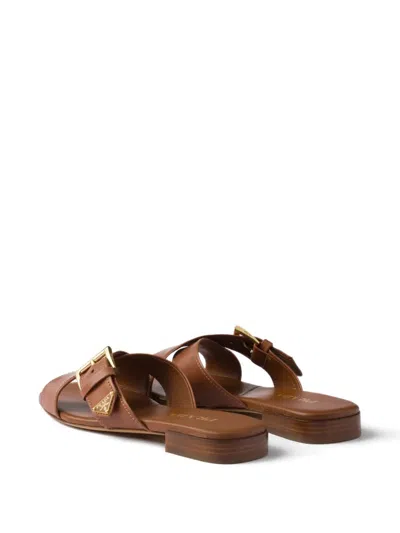 Prada Ciabatte In Brown