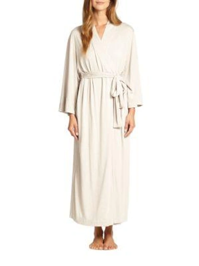 Shop Natori Women's Shangri-la Robe In Cashmere