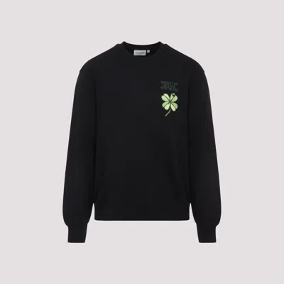 Carhartt Clover Embroidered Sweatshirt In Black