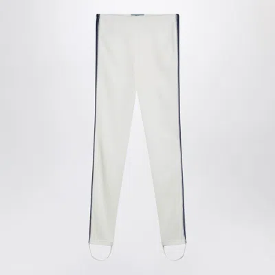 Prada Ivory Technical Fabric Leggings