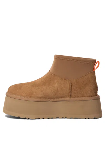 Ugg Platform Suede Ankle Boots In Multi