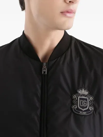 Dolce & Gabbana Bomber In Black