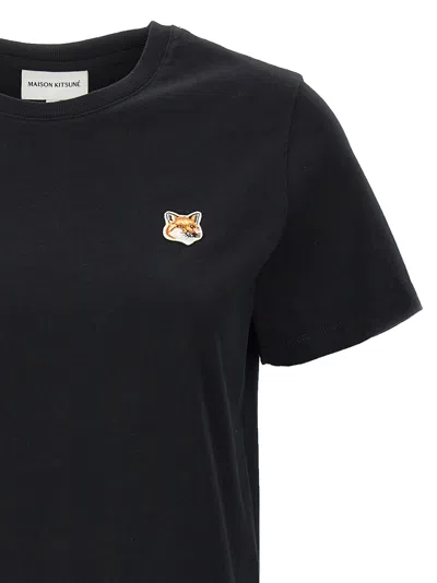Maison Kitsuné Maison Kitsune 'fox Head' T-shirt In Black