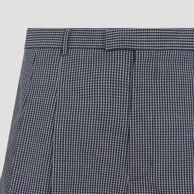 Givenchy Blue Cotton Shorts In Multi