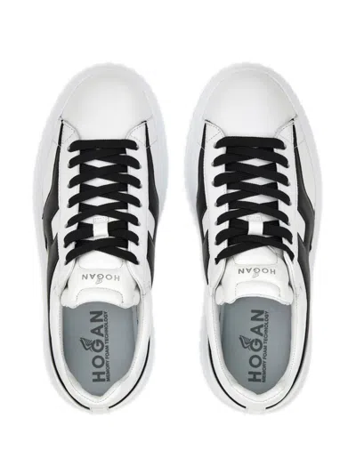 Hogan Women White H-stripes Sneakers, 7.5 Luxury Sneakers For Women Darveys