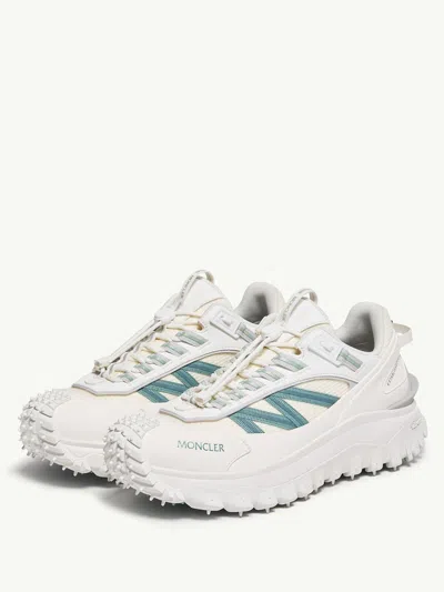 Moncler Trailgrip Low Top Technical Sneakers In White