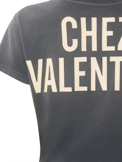 Valentino Womens Nero Betulla Printed Short-sleeves Cotton-jersey T-shirt In Gray