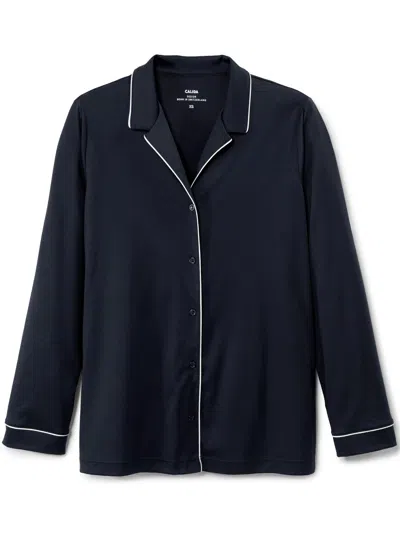 Calida Button-up Pyjamas In Blue