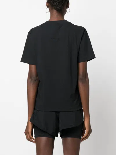 Adidas By Stella Mccartney Adidas By Stella Mc Cartney Logo Sporty T Shirt In Black
