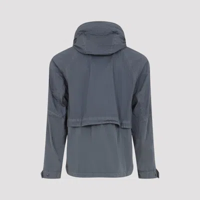 C.p. Company C.p.company Wax Explorer Jacket With Goggle Details In Blue