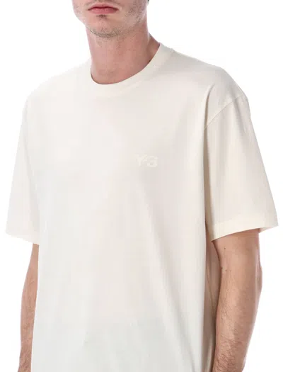 Y-3 Regular Short Sleeve Tee In White