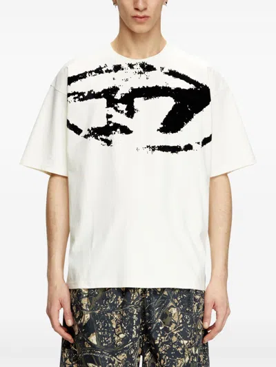 Diesel Short-sleeved T-shirt In White