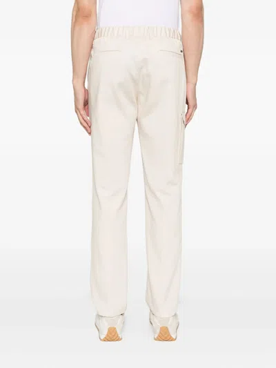 Herno Drawstring Cargo-pocket Trousers In Neutral