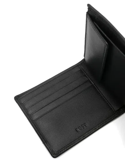 Hugo Boss Polyester Wallet In Black