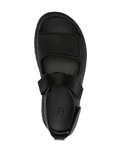 Ugg Black Platform Sandals In Black