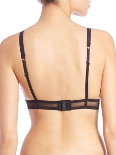 Shop Addiction Nouvelle Lingerie Wireless Triangle Bra In Navy