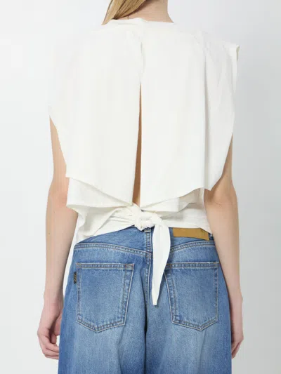 Jacquemus Moisson Open-back Top In White