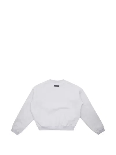 Essentials Logo-print Sweater In Gray