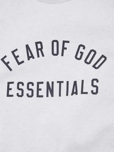 Essentials Logo-print Sweater In Gray