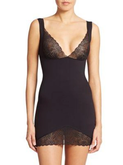 Shop Simone Perele Top Model Dress Shaper In Nude