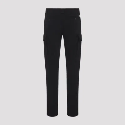 C.p. Company C.p.company Pantalone Cargo Con Patch Logo In Black