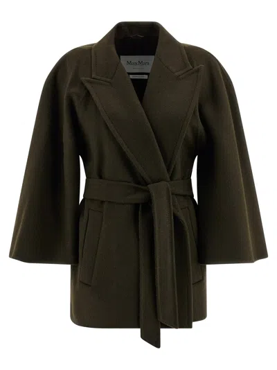 Max Mara 'verna' Coat In Black