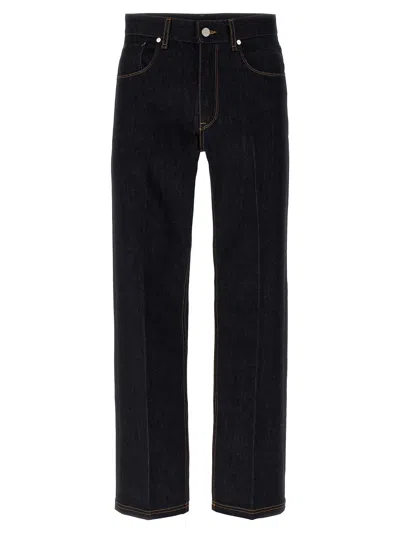 Fendi Basic Straight-leg Jeans In Black